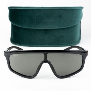 SALE! NEW Gucci GG1736S 001 Black Grey Unisex Sunglasses GG 1736S